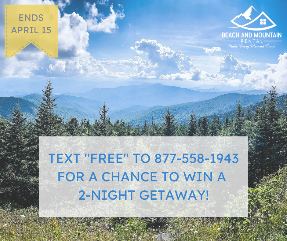 Text 'free' to 877-558-1943 for a chance to win 2-night getaway!